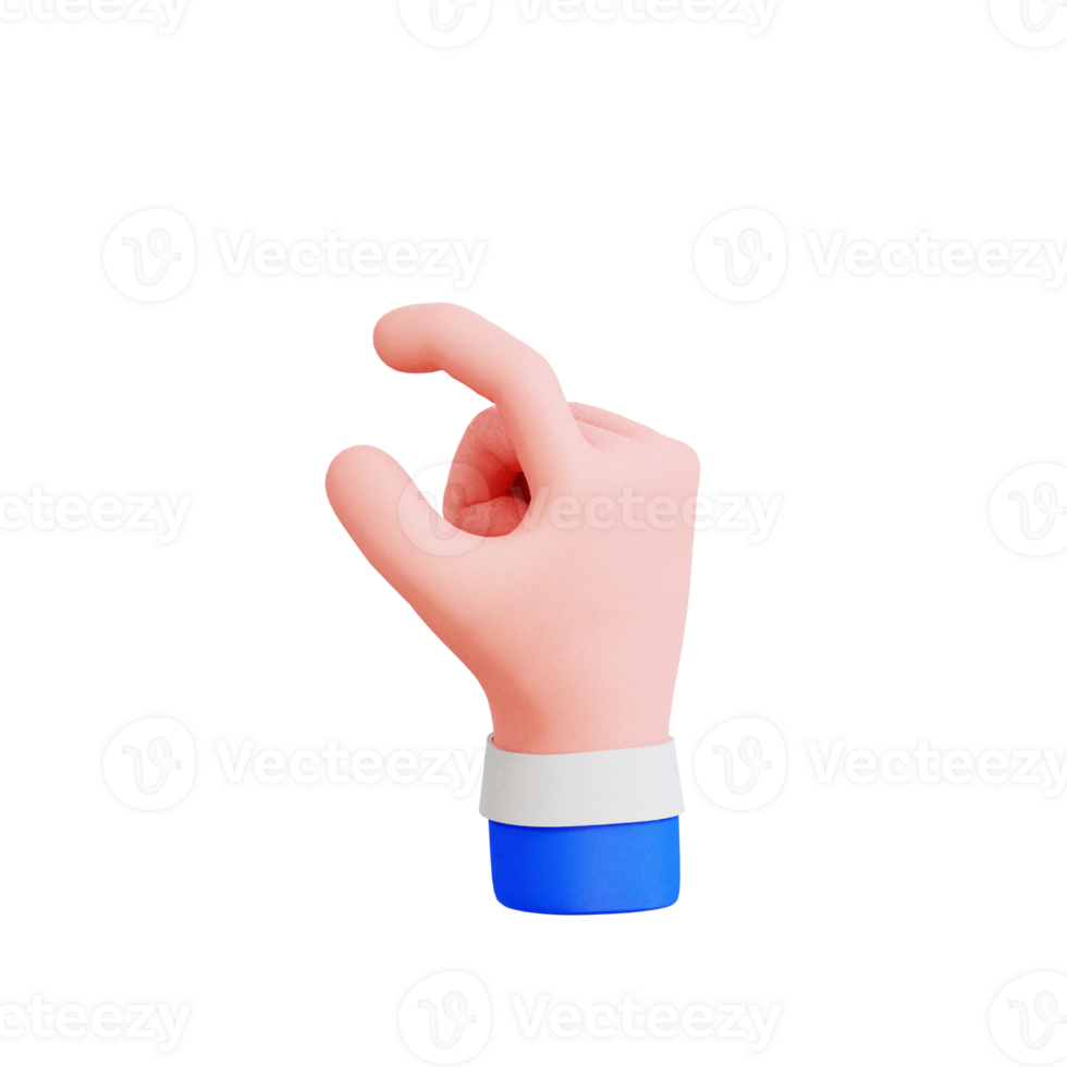 Hand Gesture Vol 2 3D Icon png