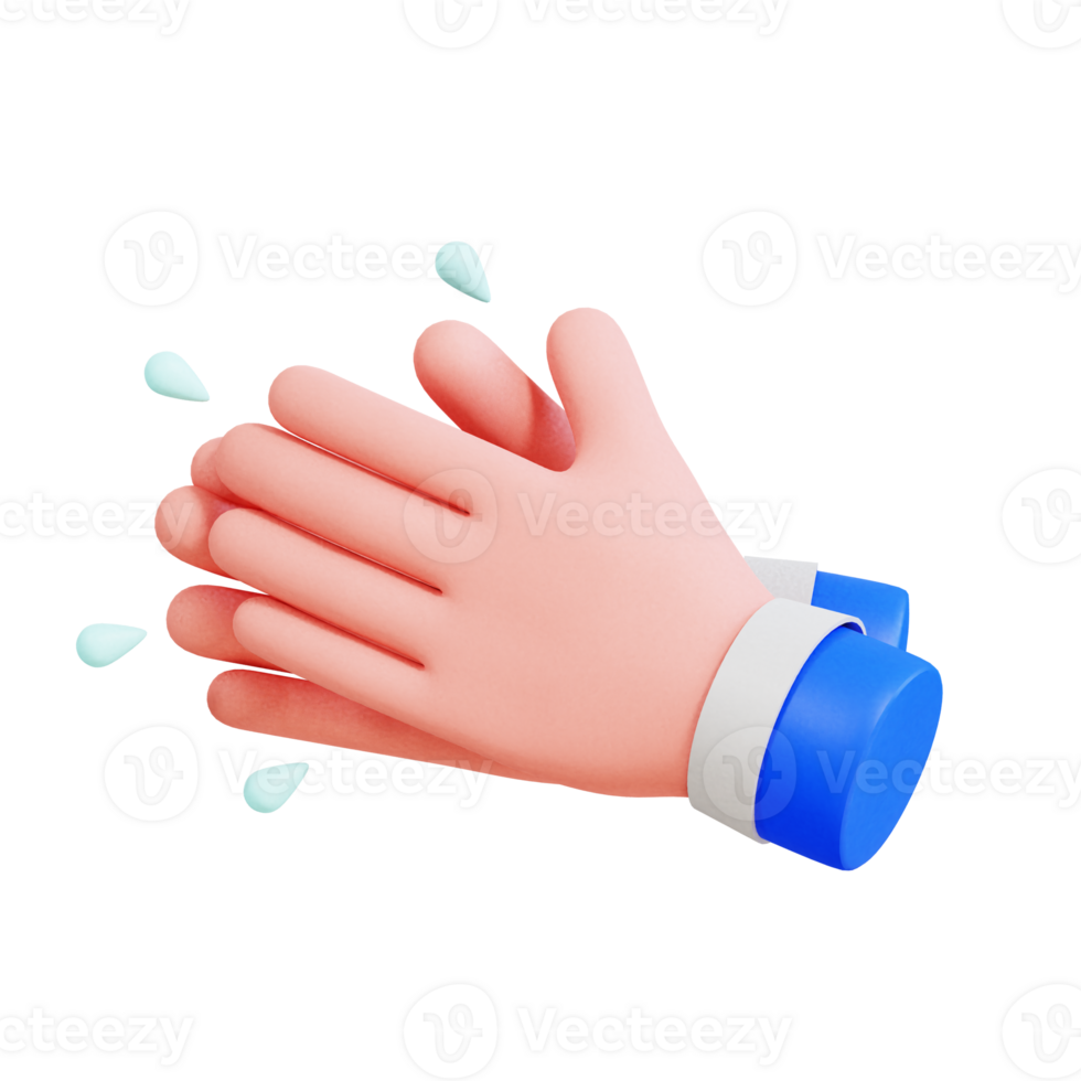 Hand Gesture Vol 3 3D Icon png