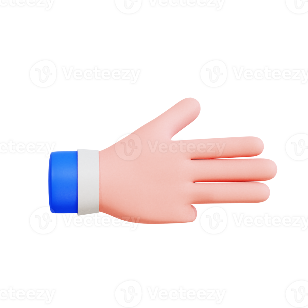 Hand Gesture Vol 2 3D Icon png