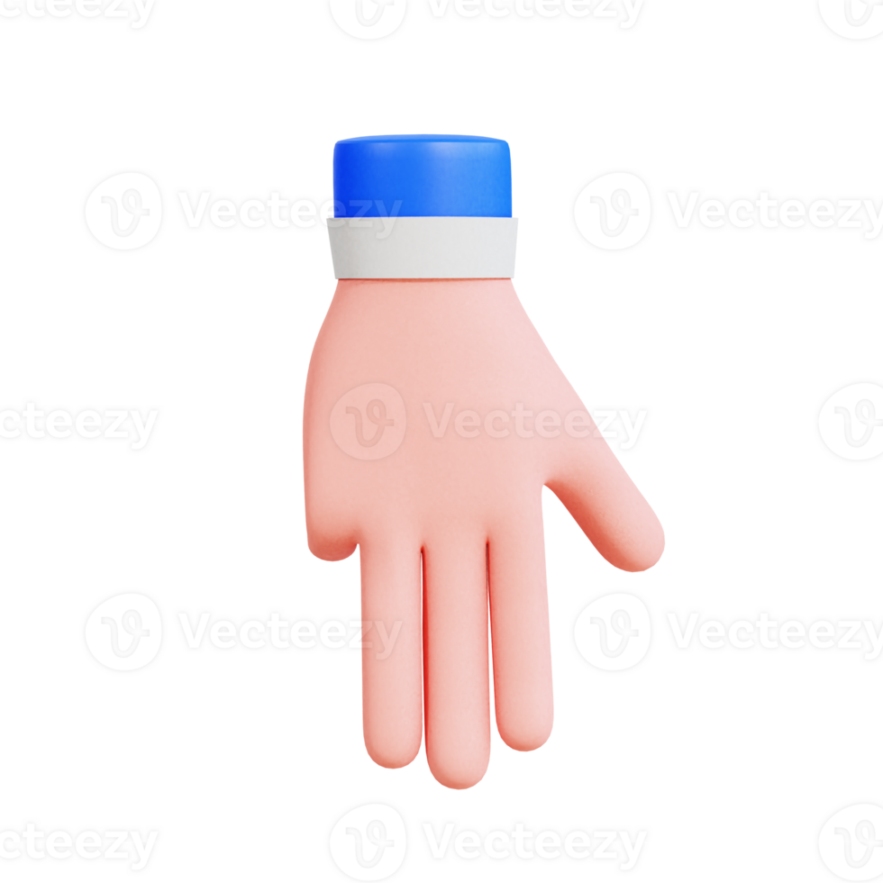 Hand Gesture Vol 2 3D Icon png