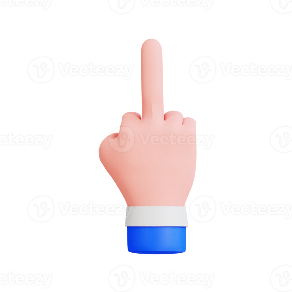 Hand Gesture Vol 1 3D Icon png