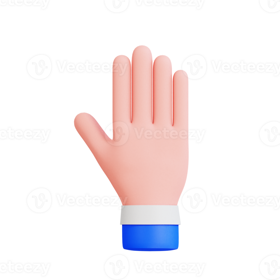 Hand Gesture Vol 1 3D Icon png