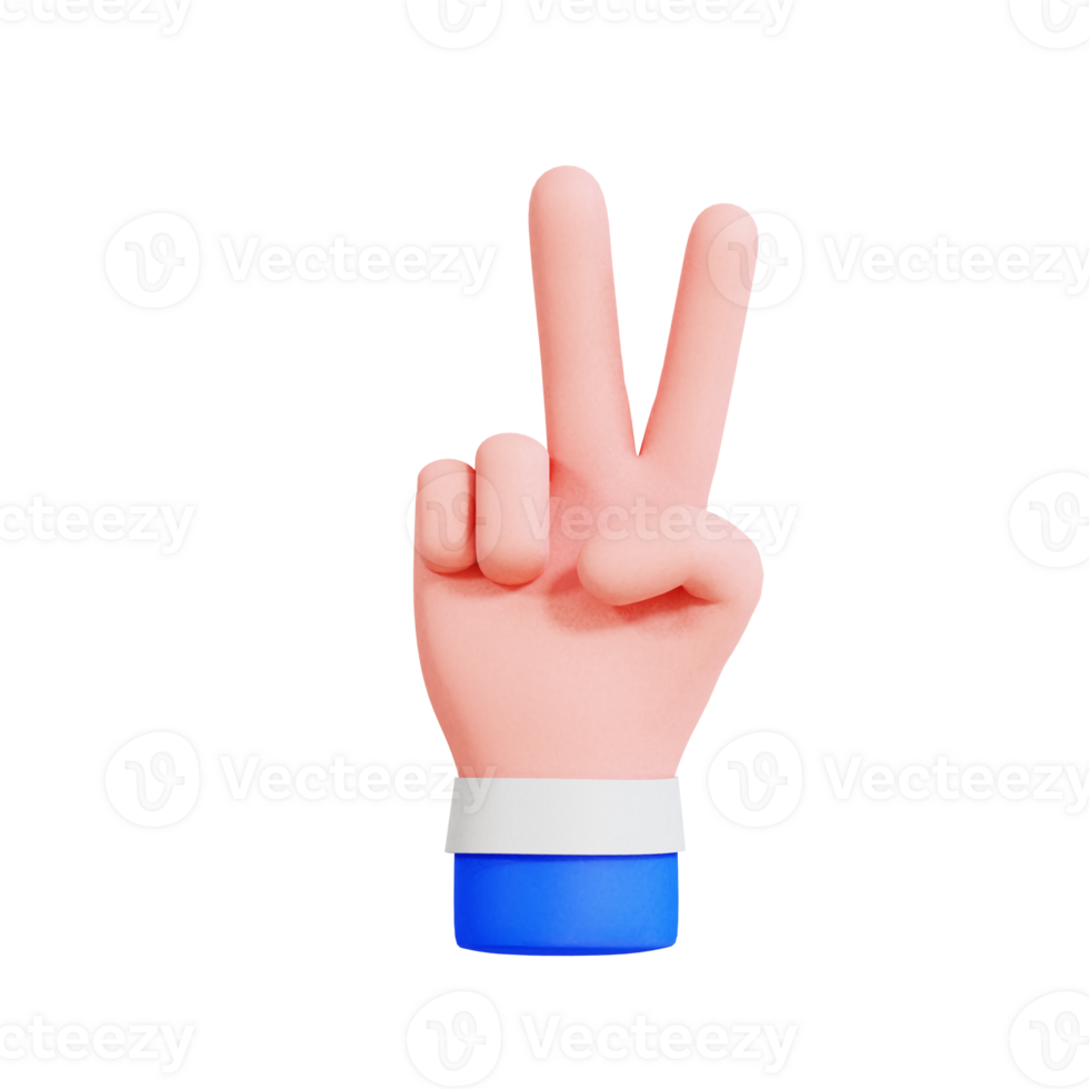 Hand Gesture Vol 1 3D Icon png