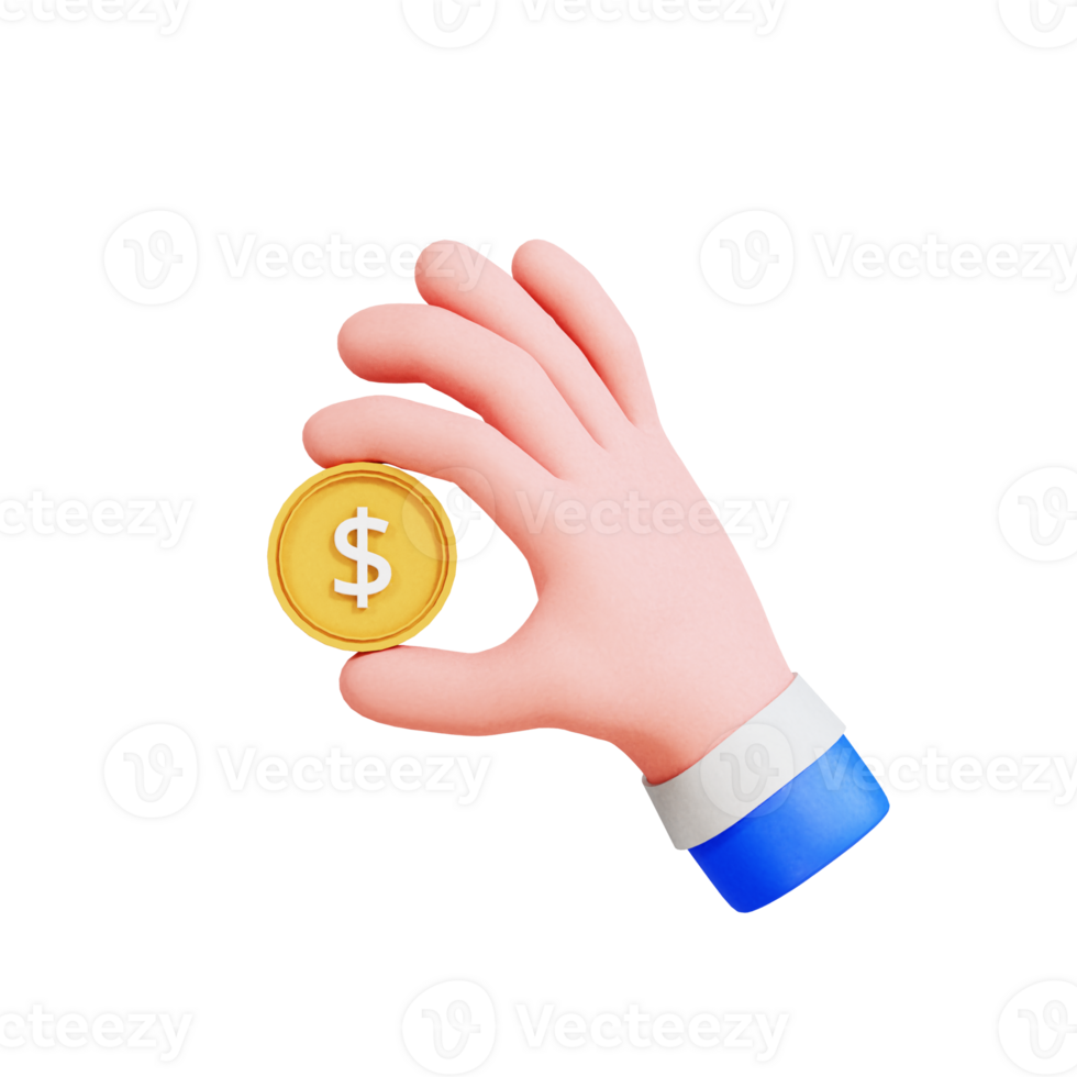 Hand Gesture with Props Vol 1 3D Icon png