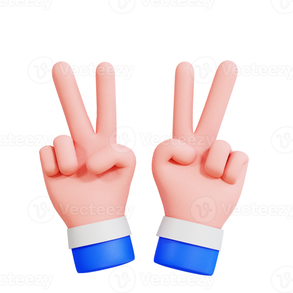 Hand Gesture Vol 3 3D Icon png