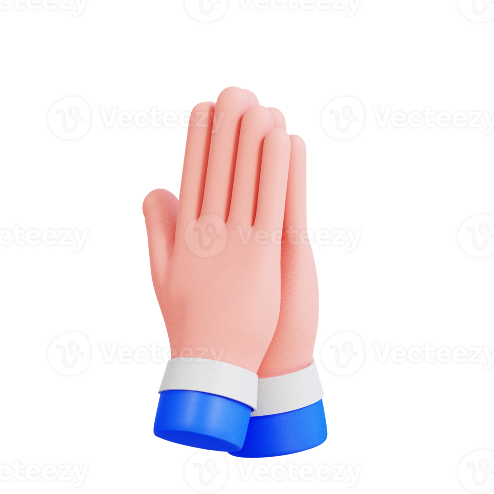 Hand Gesture Vol 3 3D Icon png