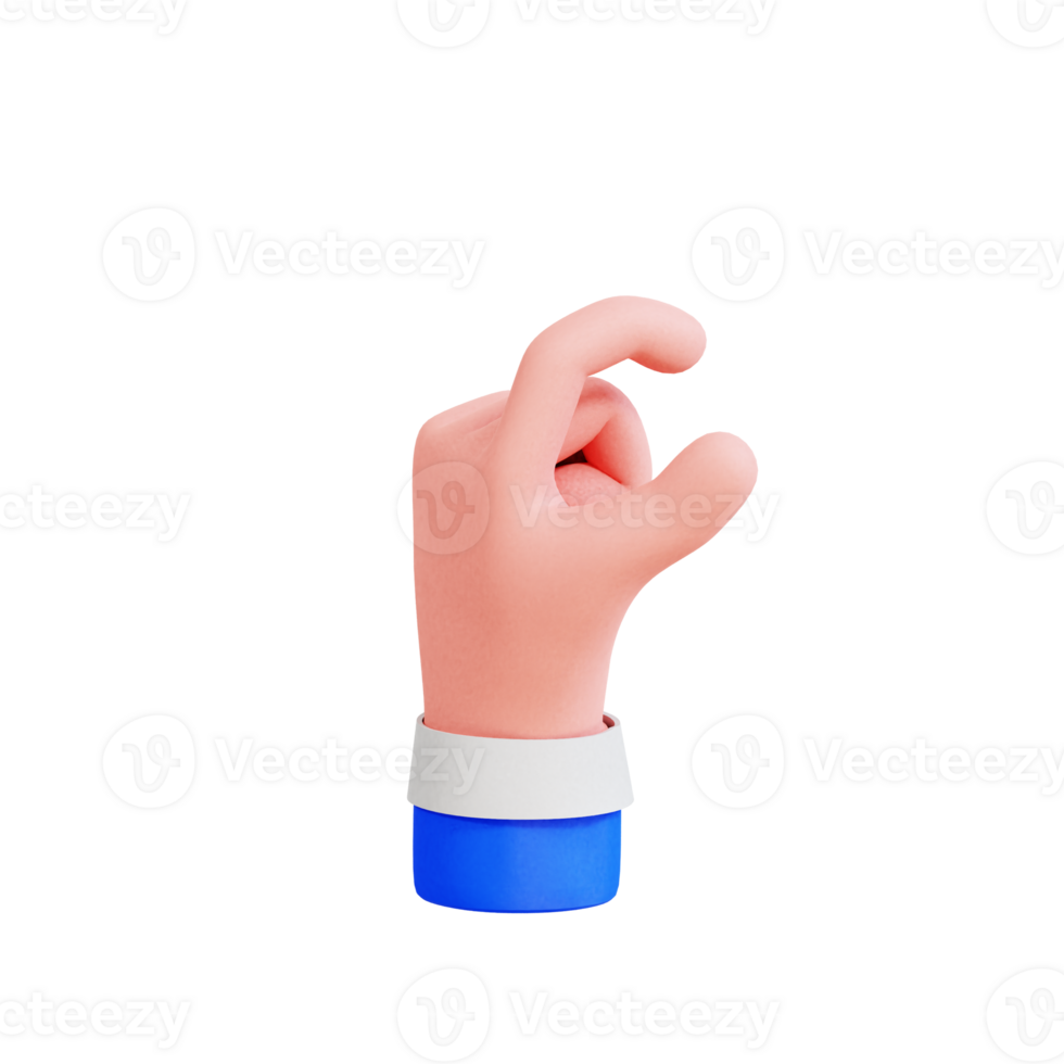 Hand Gesture Vol 2 3D Icon png