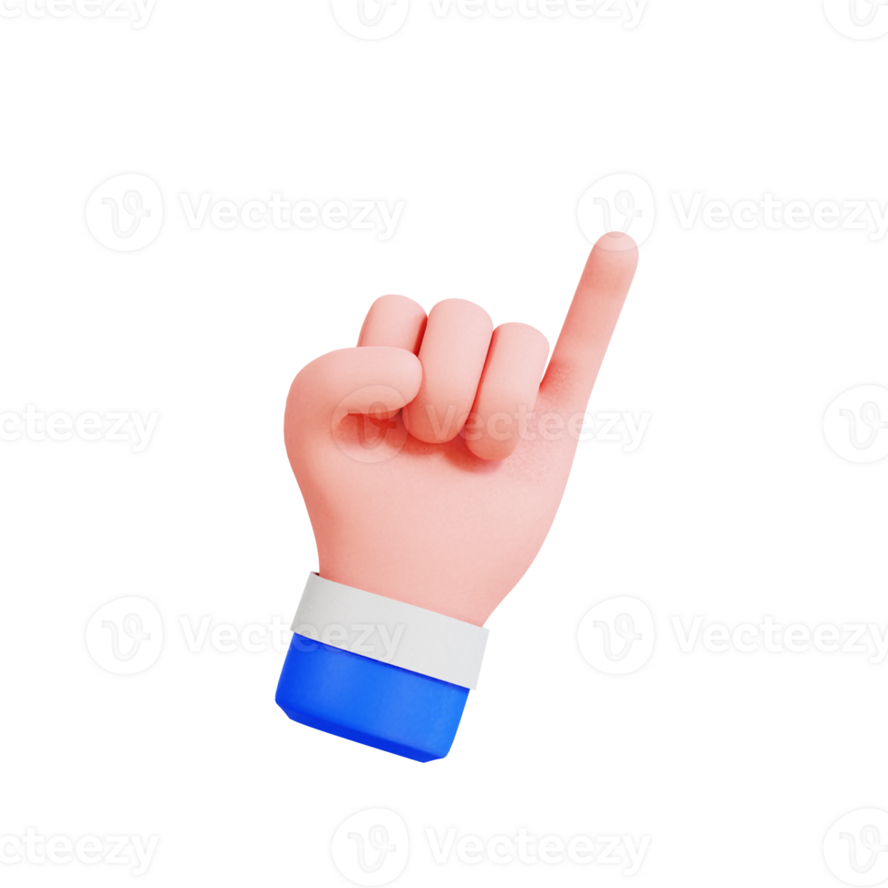 Hand Gesture Vol 2 3D Icon png