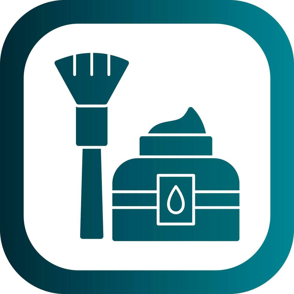 Blending Brush Vector Icon Design
