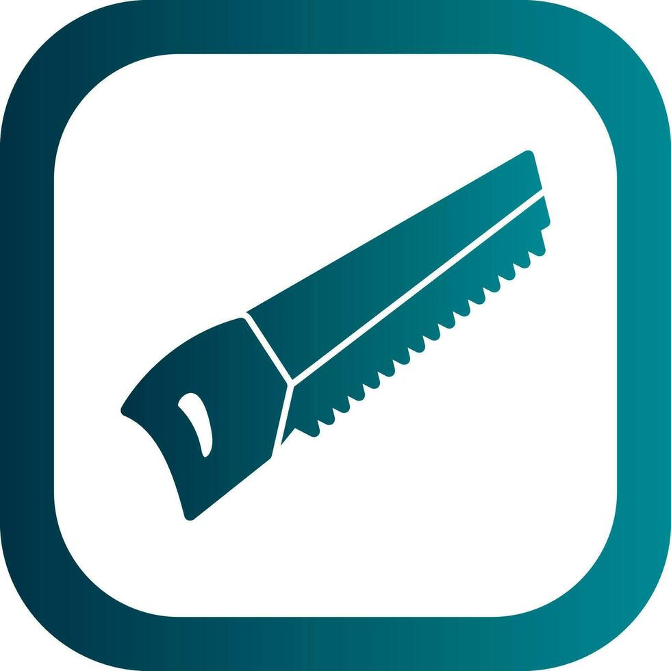 Hand saw Vector Icon Design