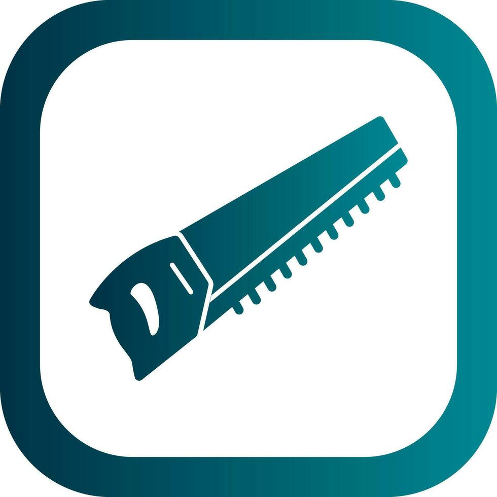 Hand saw Vector Icon Design