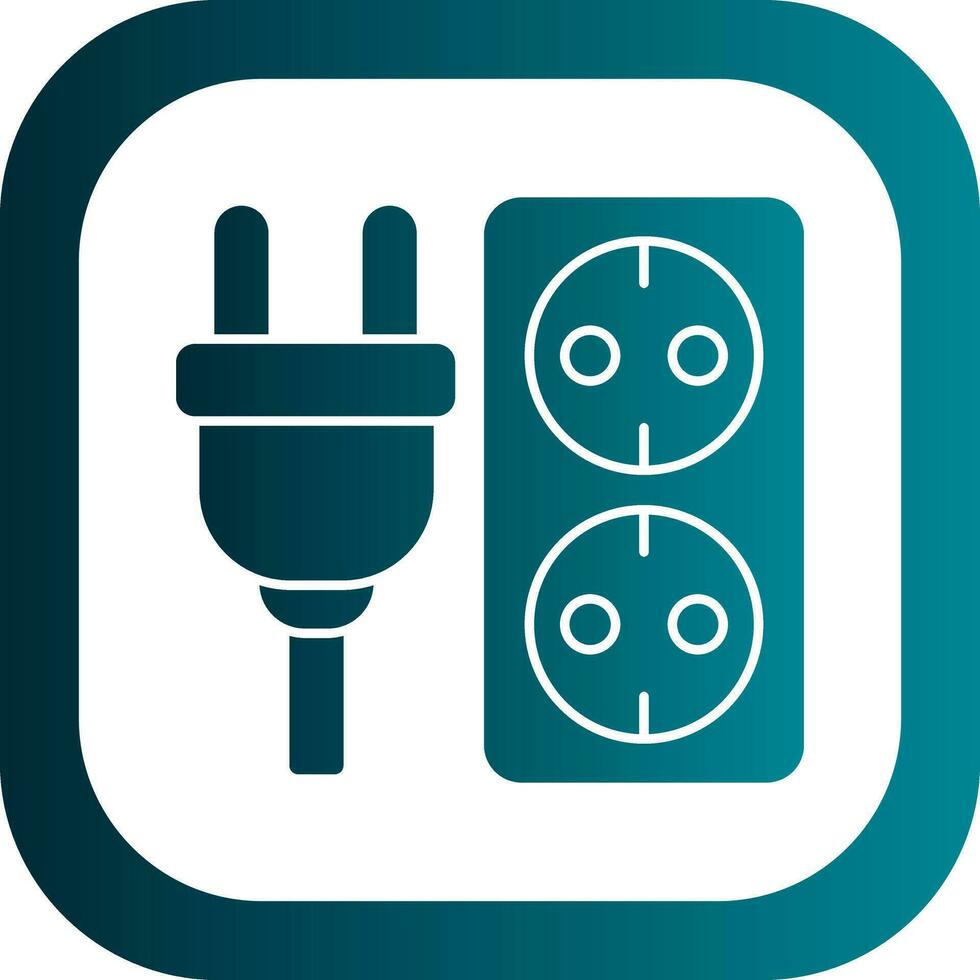 Electric socket Vector Icon Design