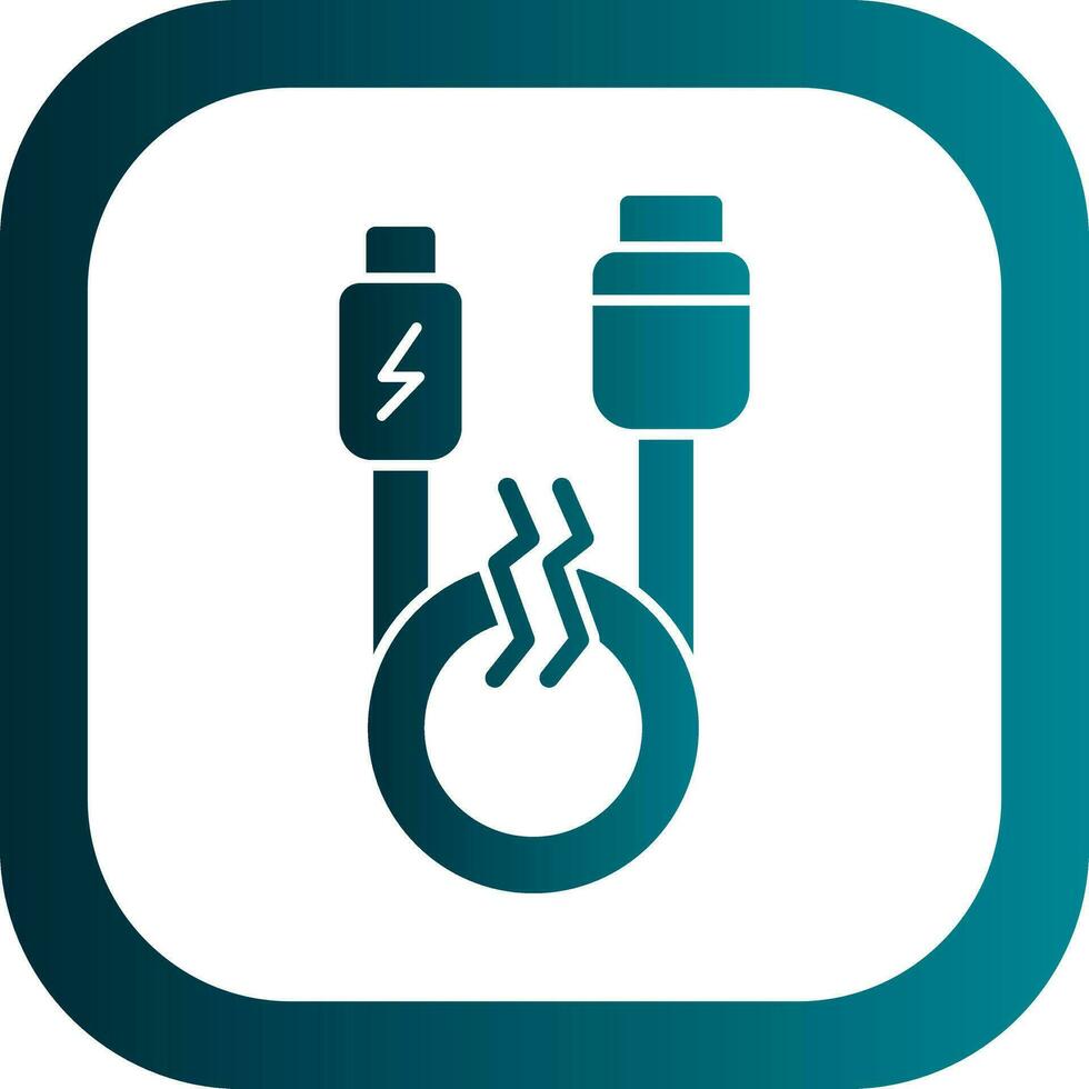 Usb cable Vector Icon Design