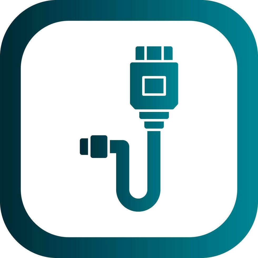 Hdmi cable Vector Icon Design