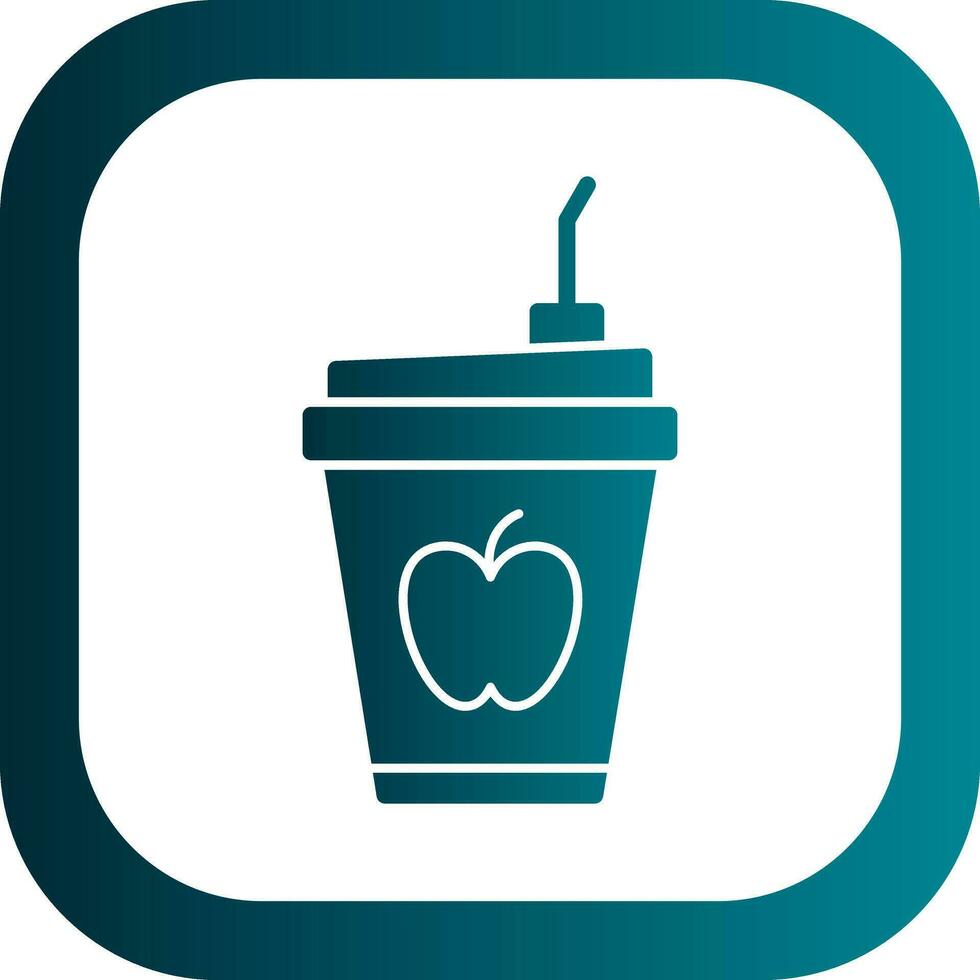 Fruit Smoothie Vector Icon Design