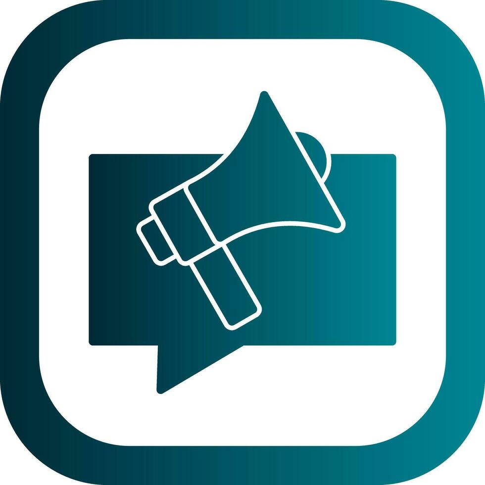 Megaphone Vector Icon Design