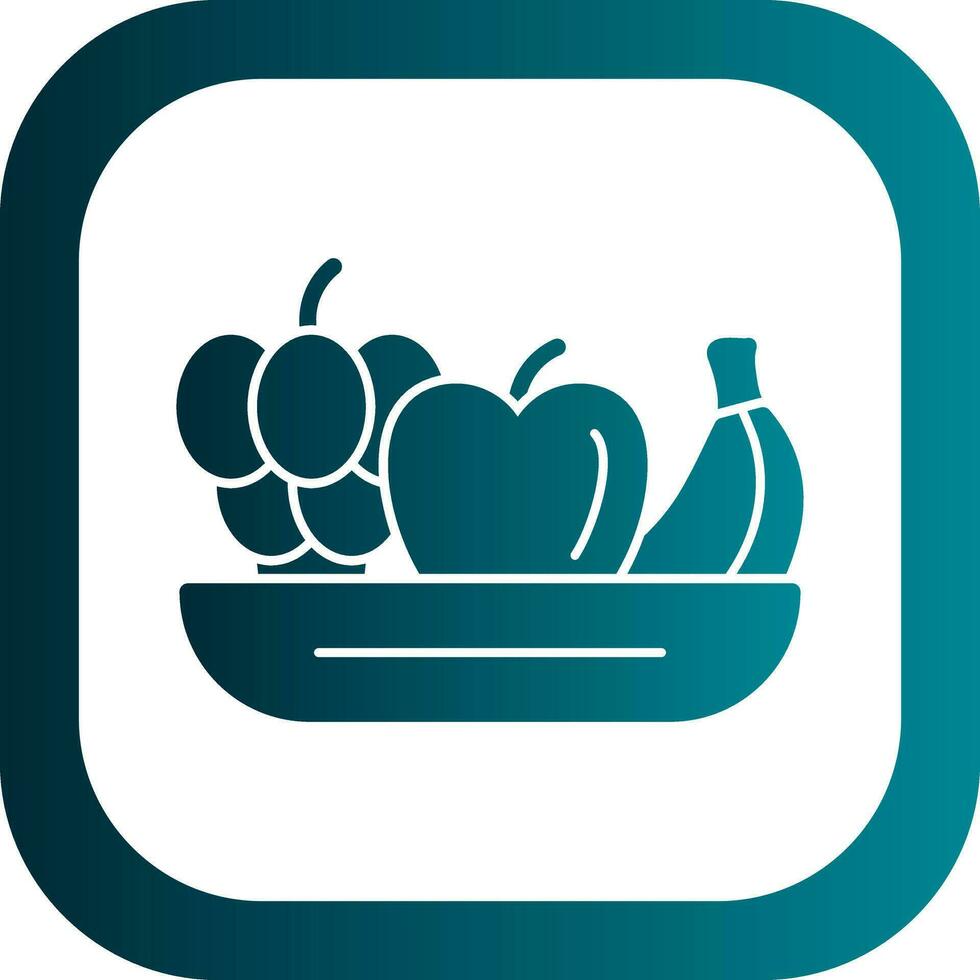 Fruit Salad Vector Icon Design