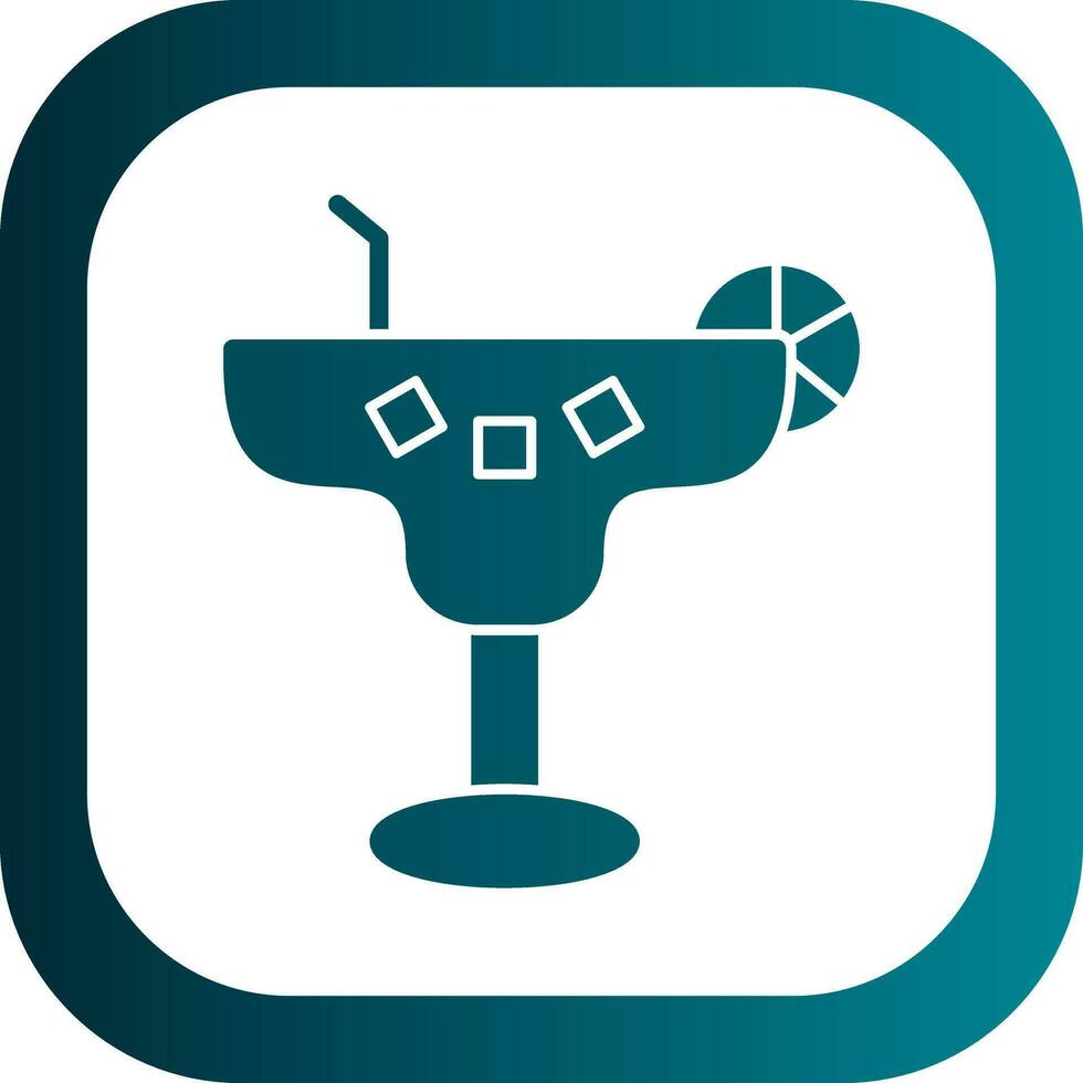 Margarita Cocktail Vector Icon Design