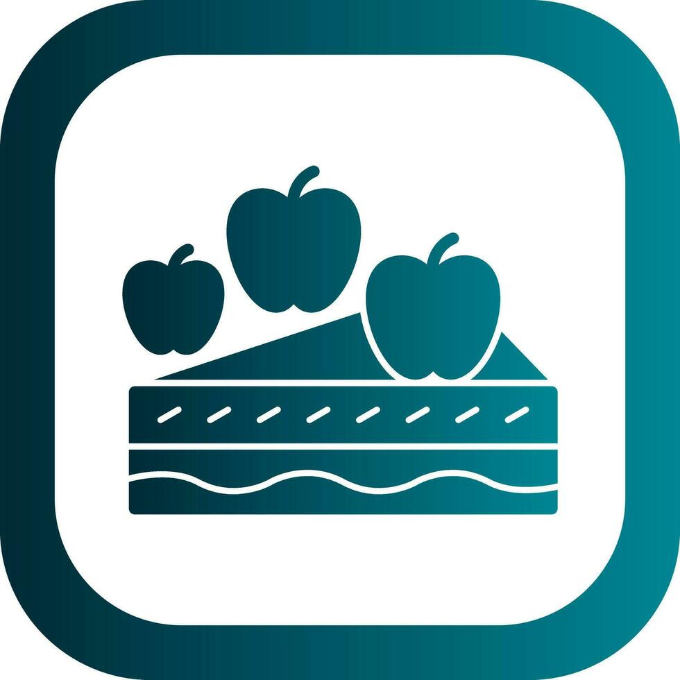 Apple Crisp Vector Icon Design