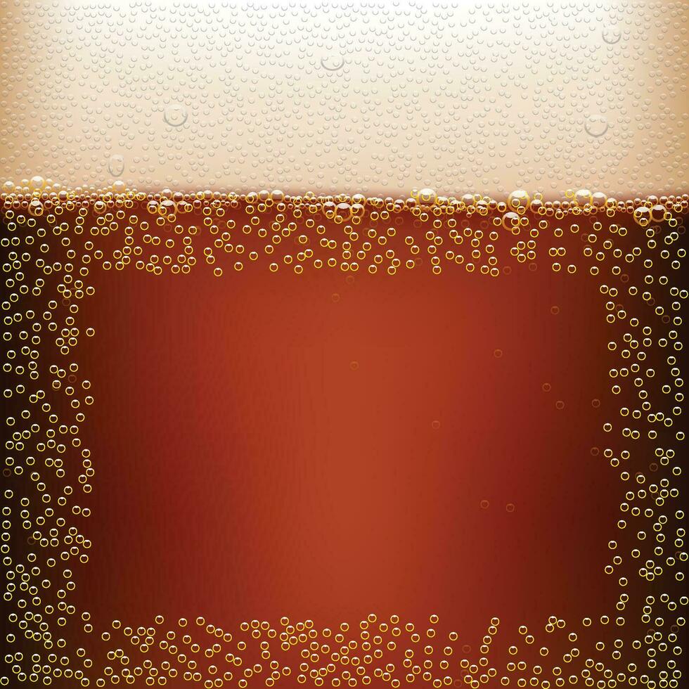 beer bubbles backdrop vector