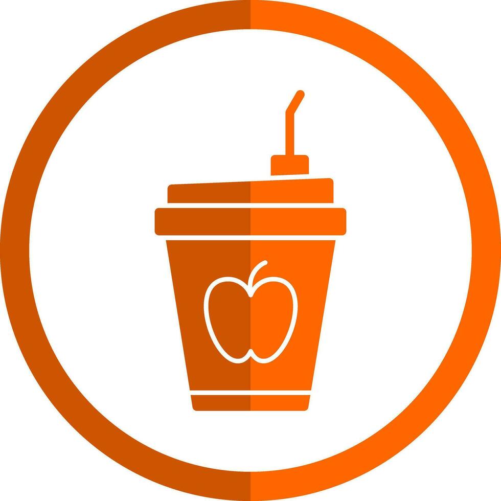 Fruit Smoothie Vector Icon Design