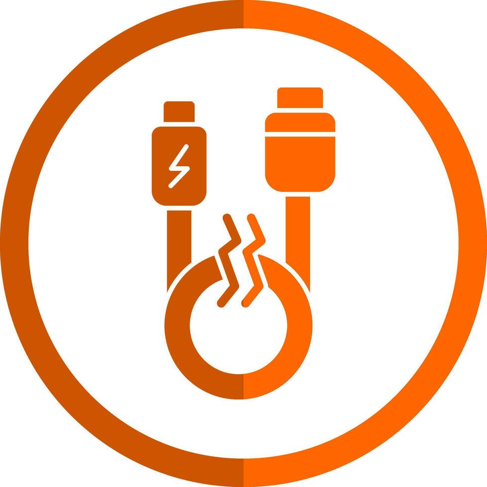 Usb cable Vector Icon Design