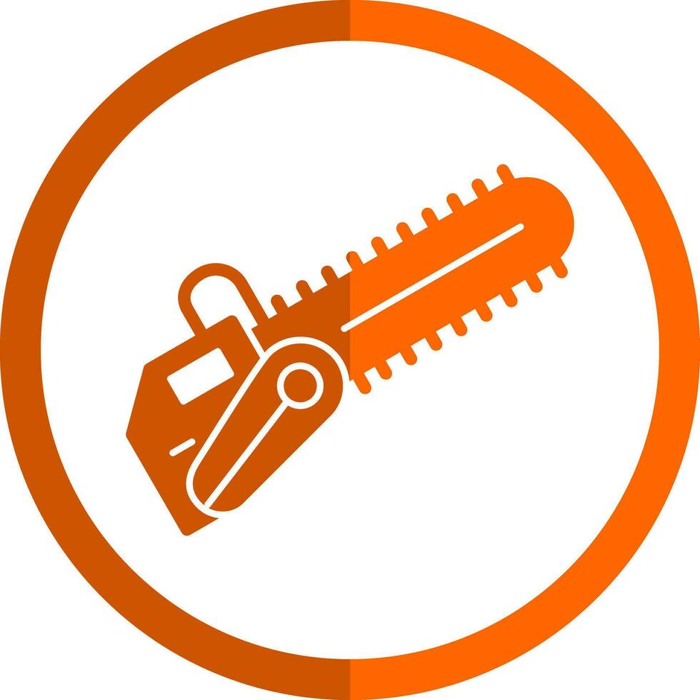 Chainsaw Vector Icon Design