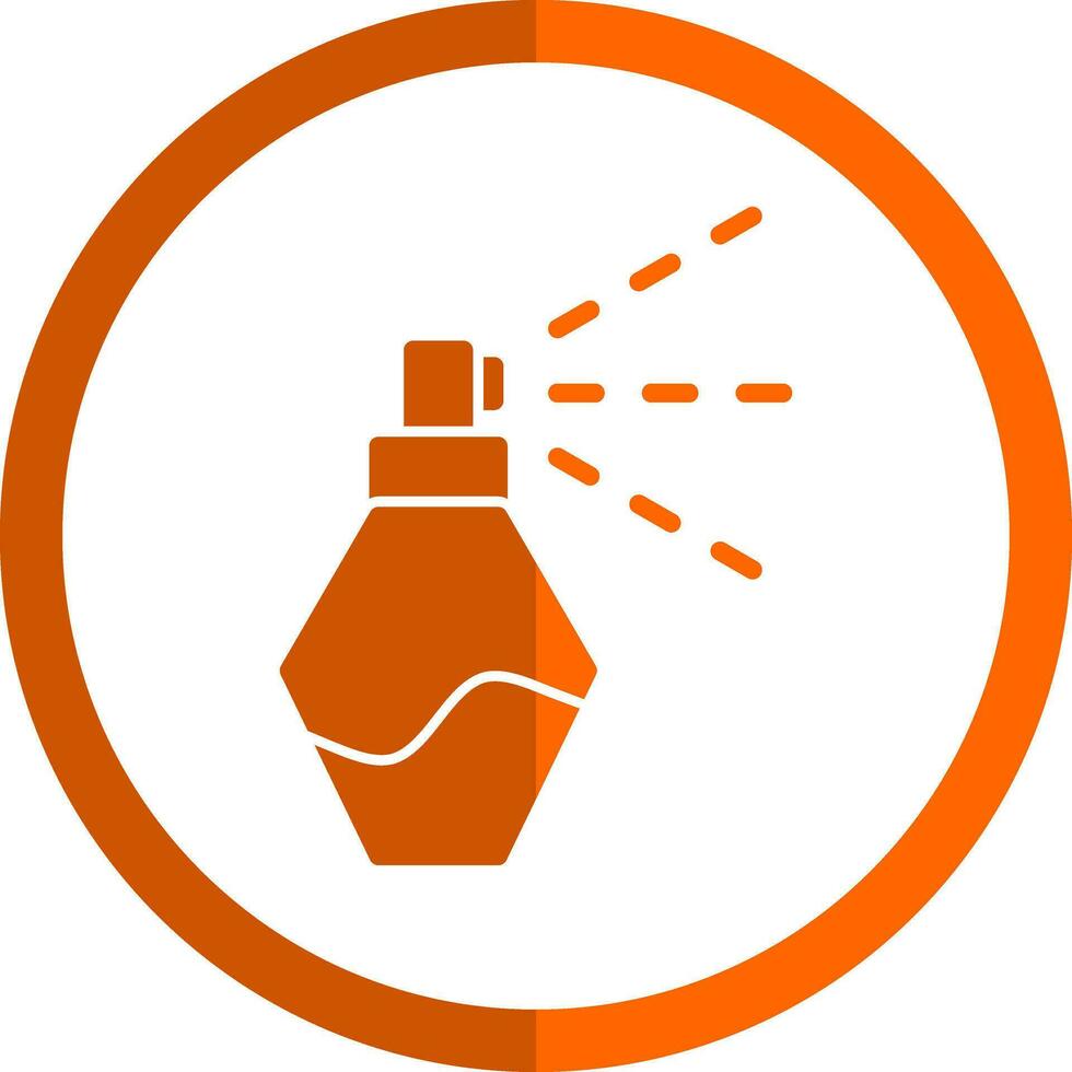 Perfume Bottle Vector Icon Design