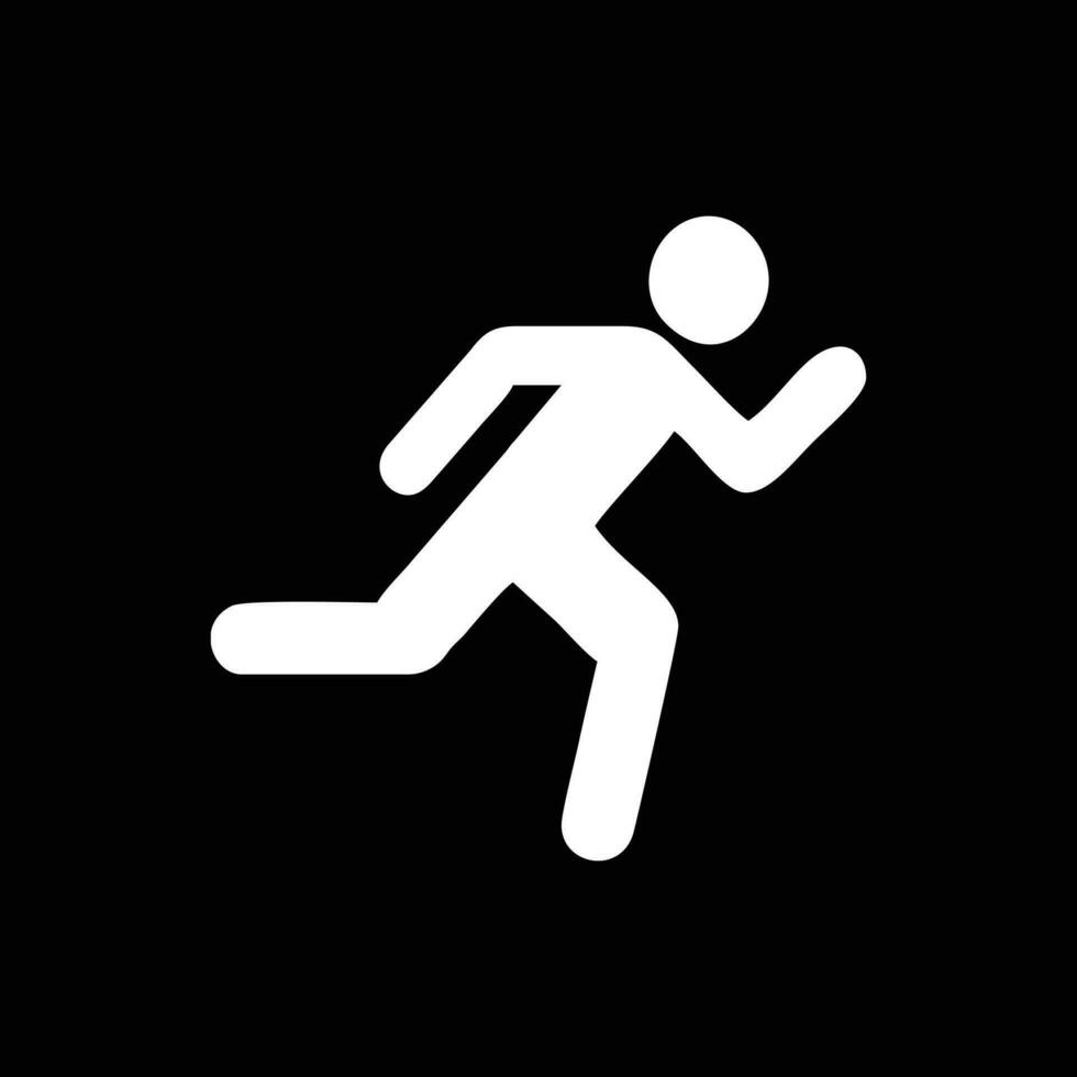 correr icono. correr icono sencillo signo. correr personas iconos correr simbolos correr icono vector diseño ilustración.