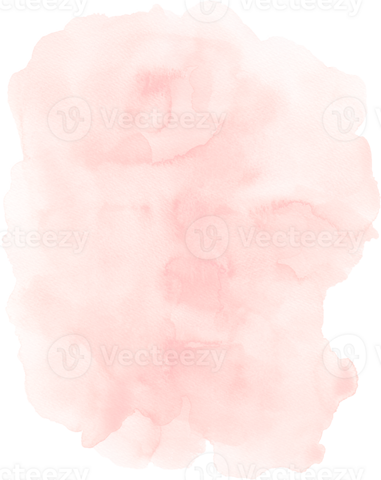 Pink watercolor texture hand-painted png