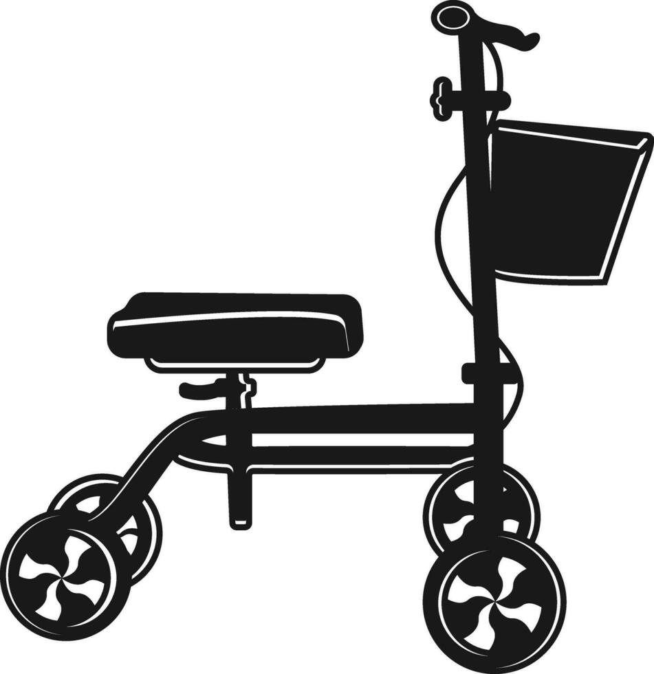 Knee Scooter Vector File