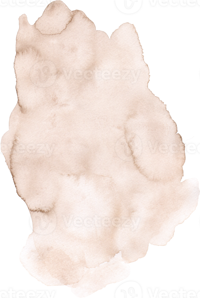 marrón acuarela textura pintado a mano png