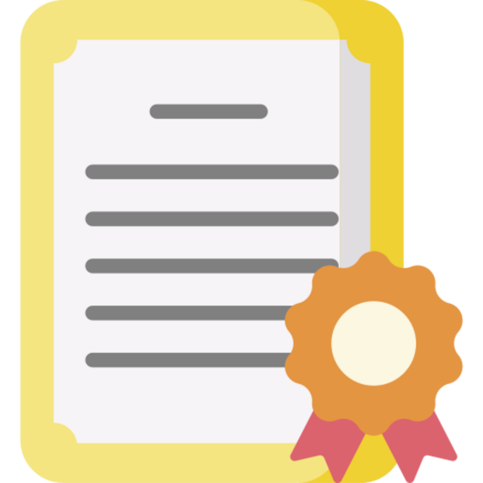 certifikat ikon design png