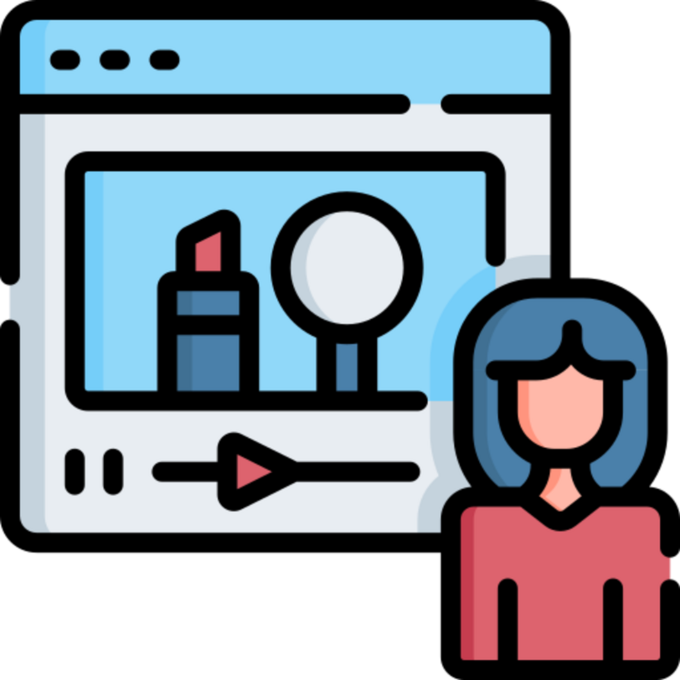 beauty blogger icon design png