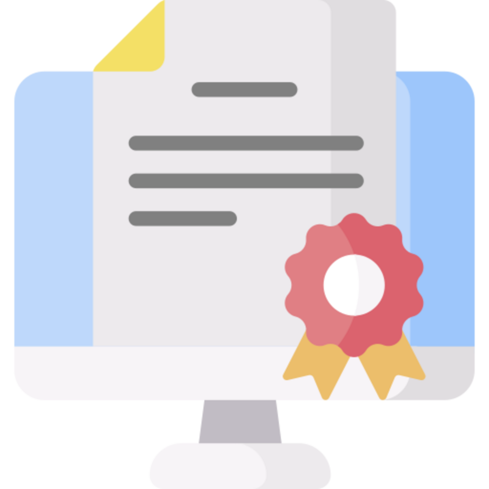 certificate icon design png