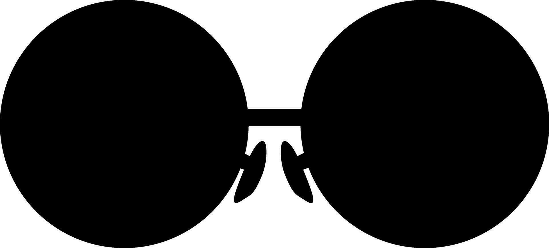 Shape Of Round Detective Glasses Health Vision vector
