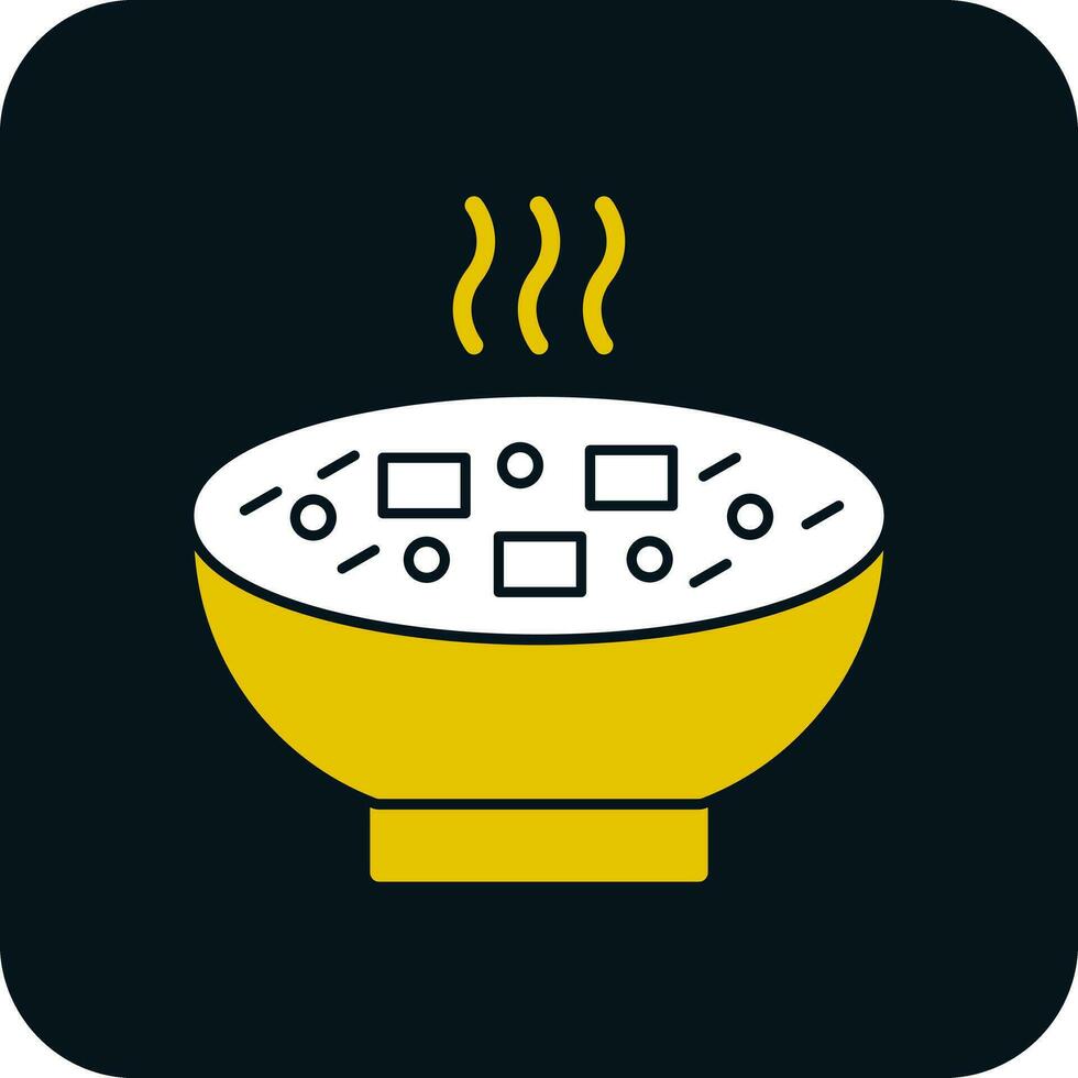 Miso Soup Vector Icon Design