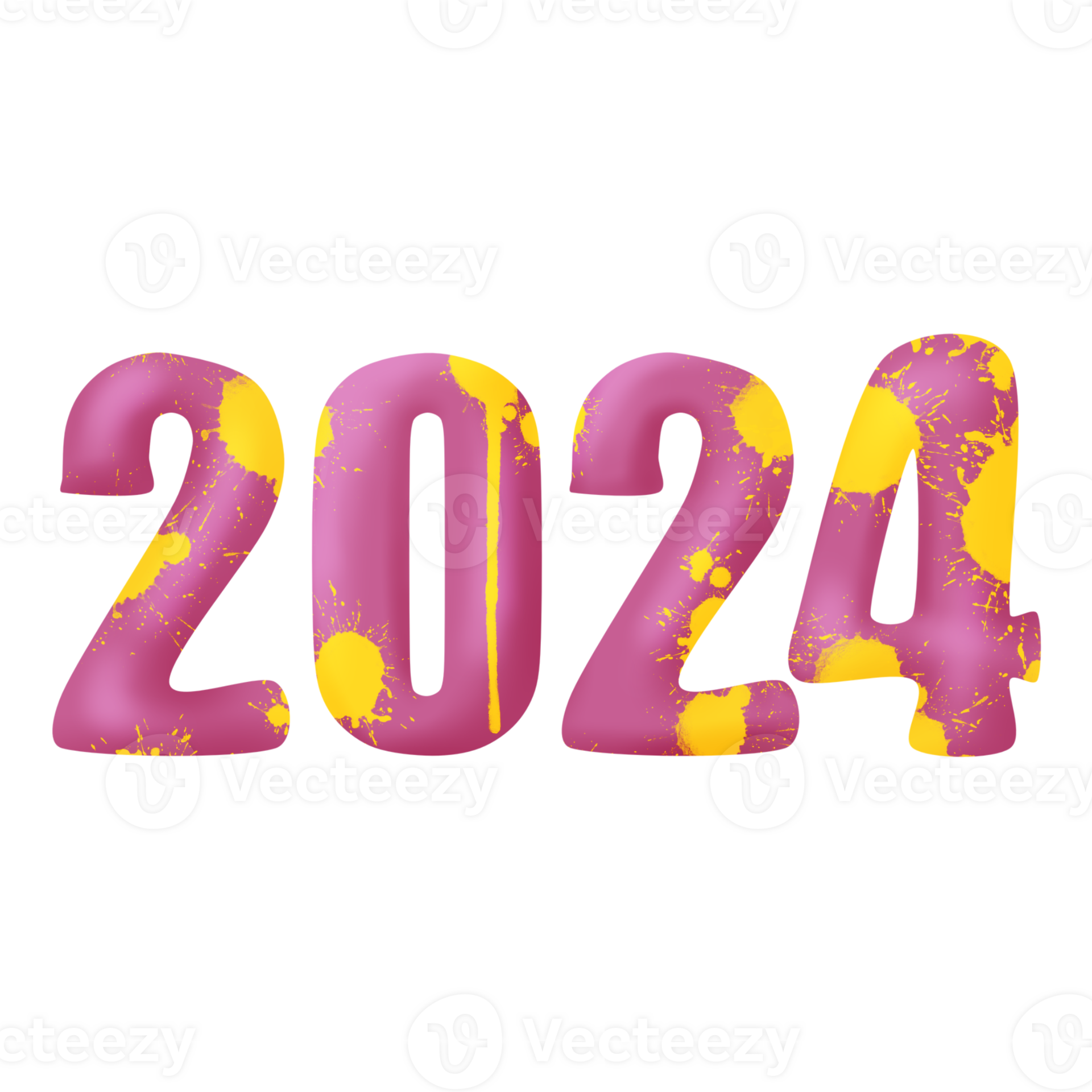 Happy new year 2024 30926018 PNG