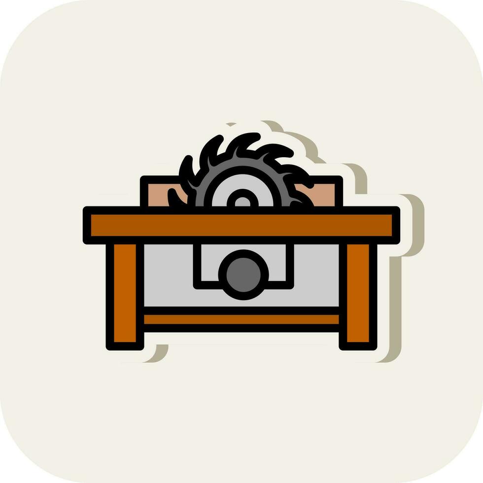 Table saw Vector Icon Design