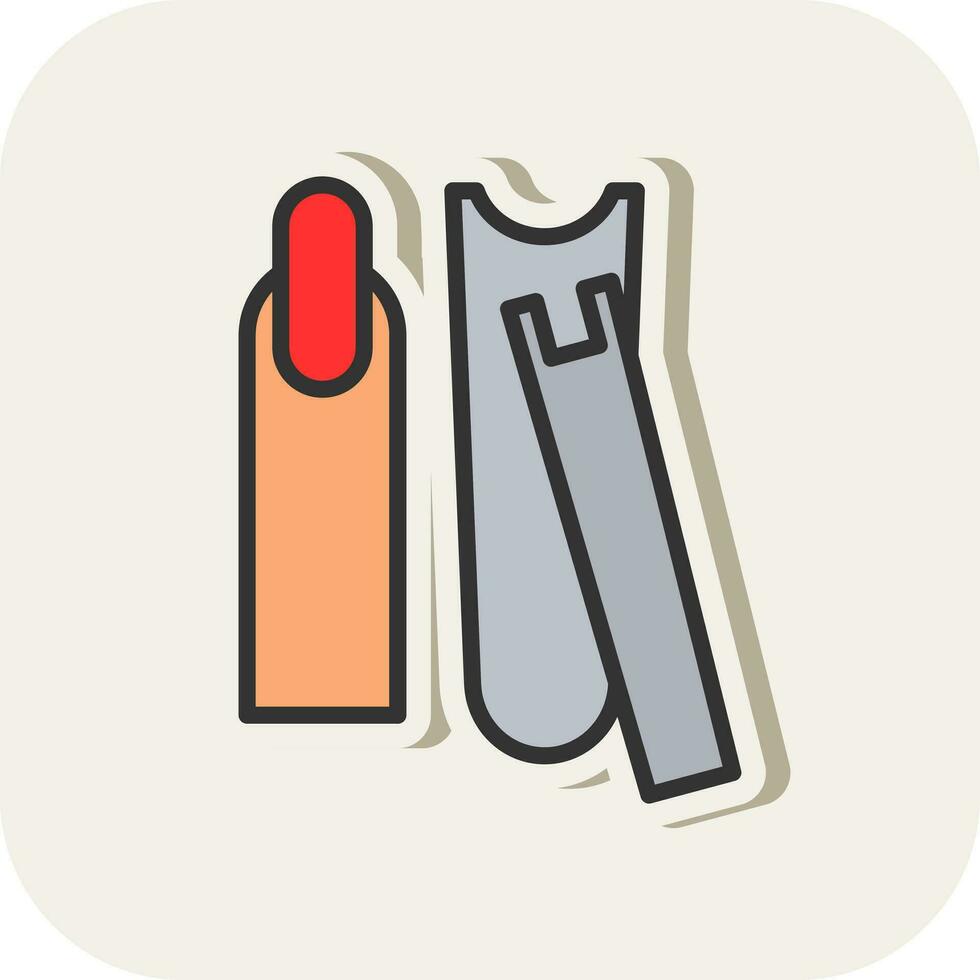 Nail Clippers Vector Icon Design