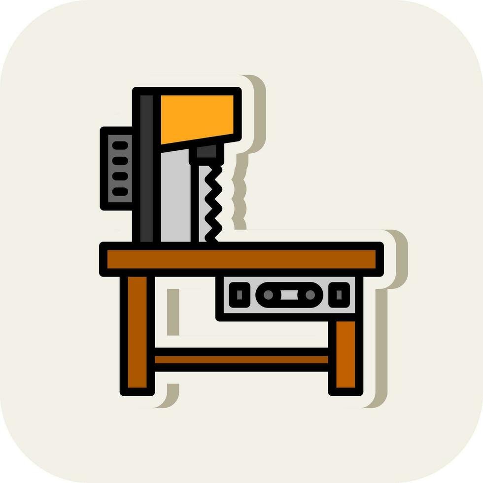 Band saw Vector Icon Design