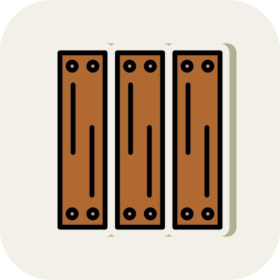 madera vector icono diseño