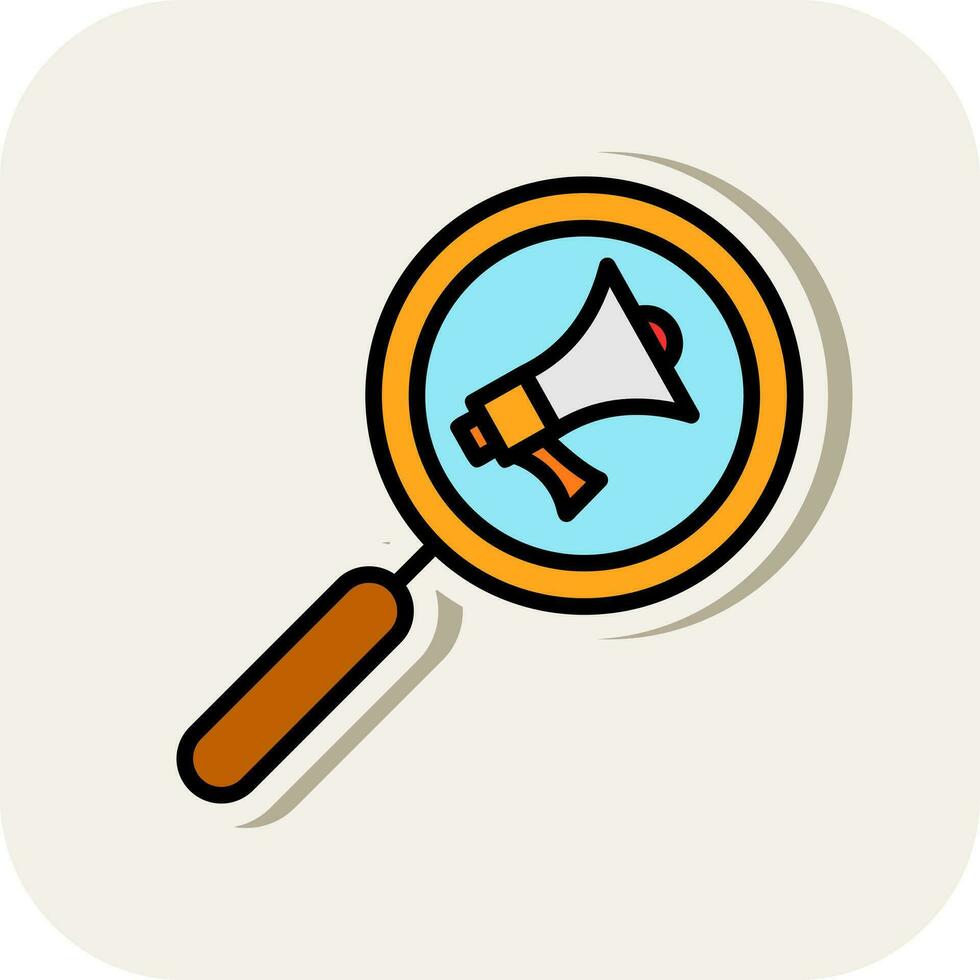 Magnifying Glass Vector Icon Design