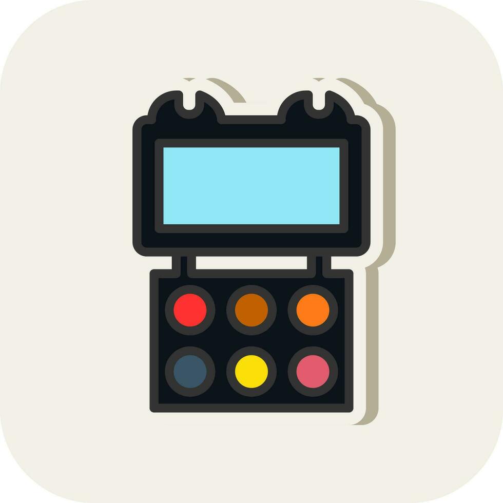 Eyeshadow Palette Vector Icon Design