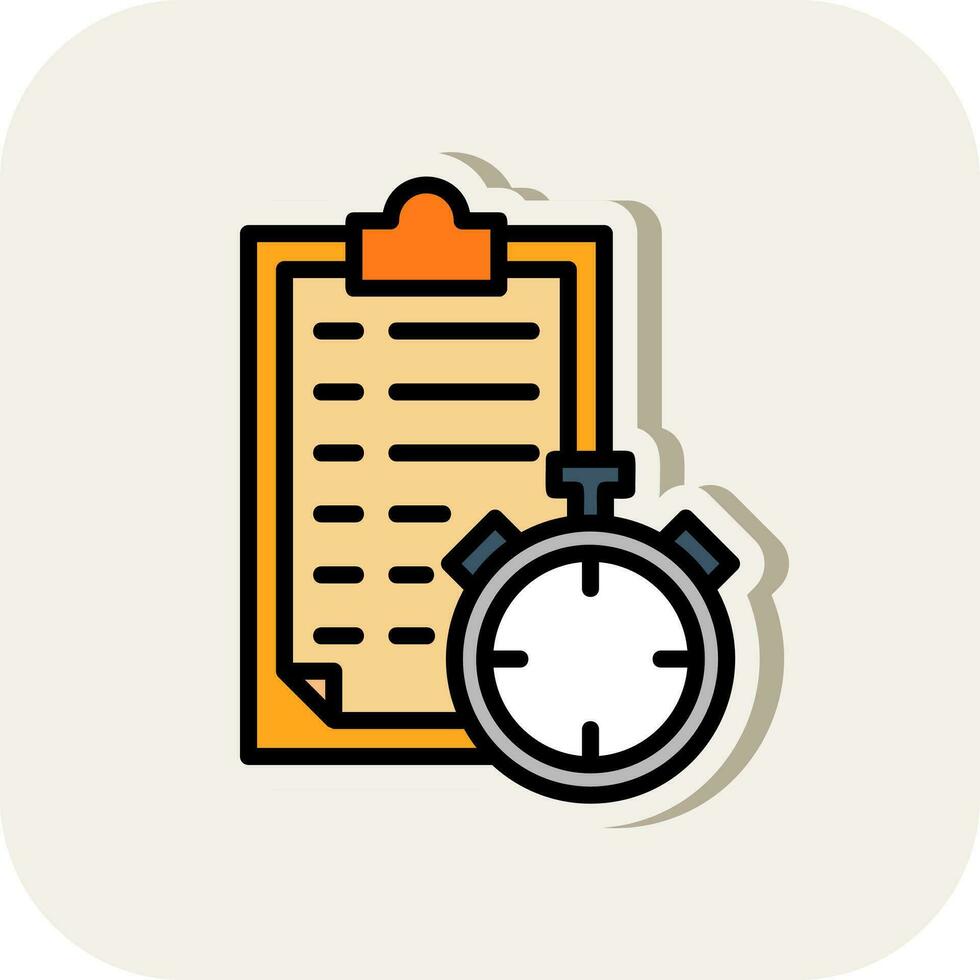 Stopwatch Vector Icon Design