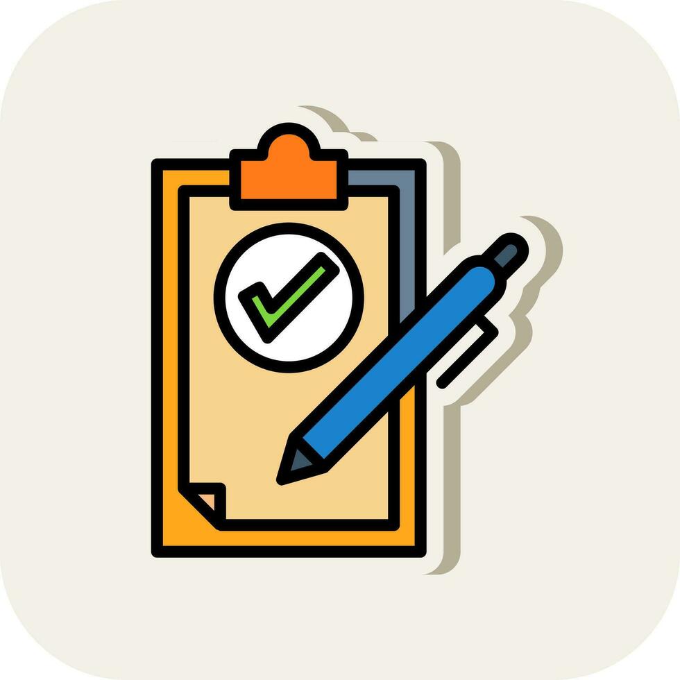 diseño de icono de vector de nota