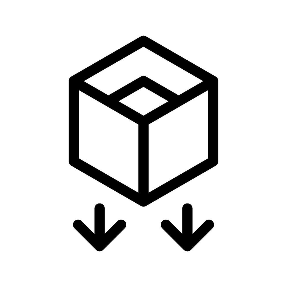 Drop Icon Vector Symbol Design Illustration