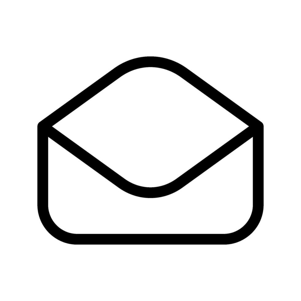 Open Mail Icon Vector Symbol Design Illustration
