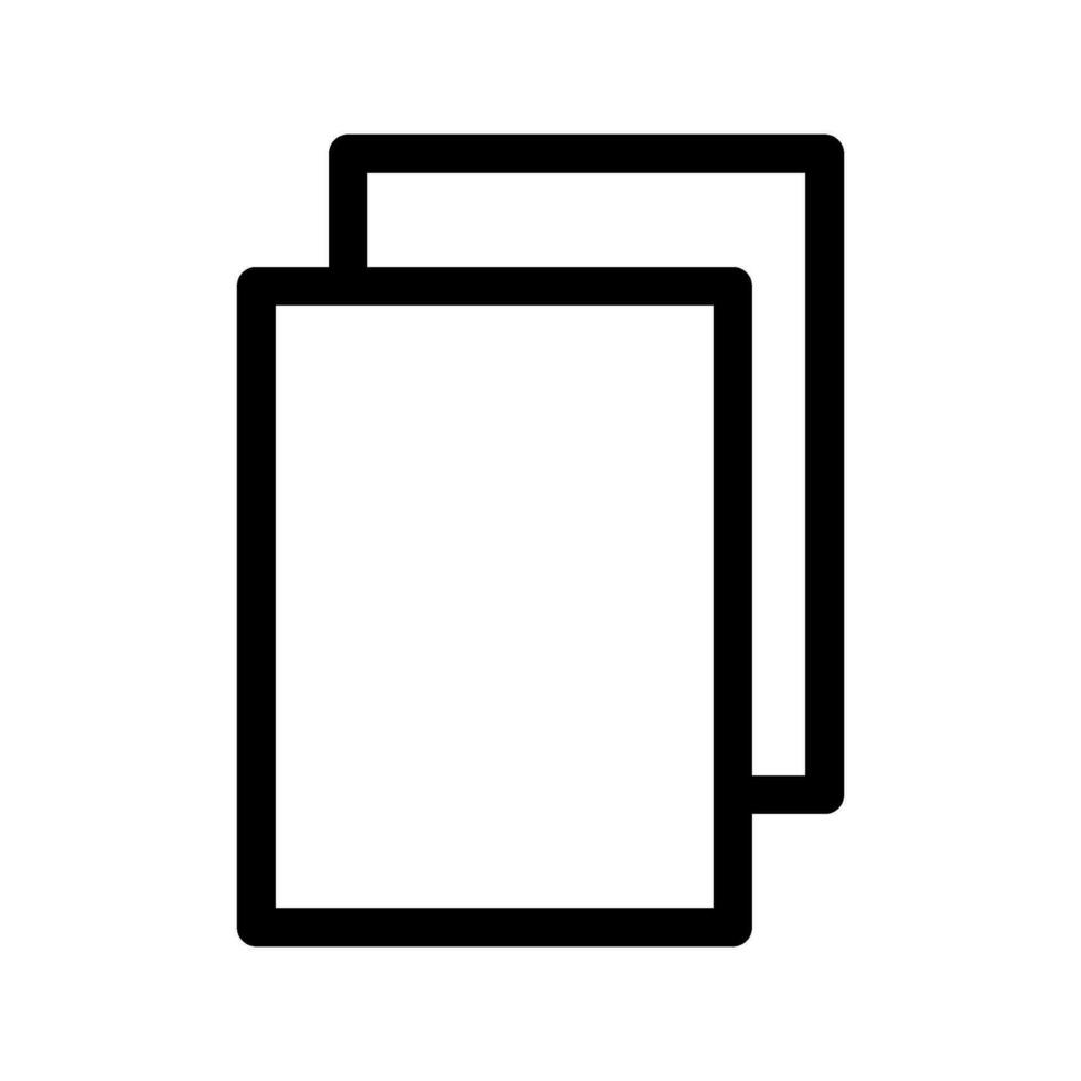Paper Sheet Icon Vector Symbol Design Illustration