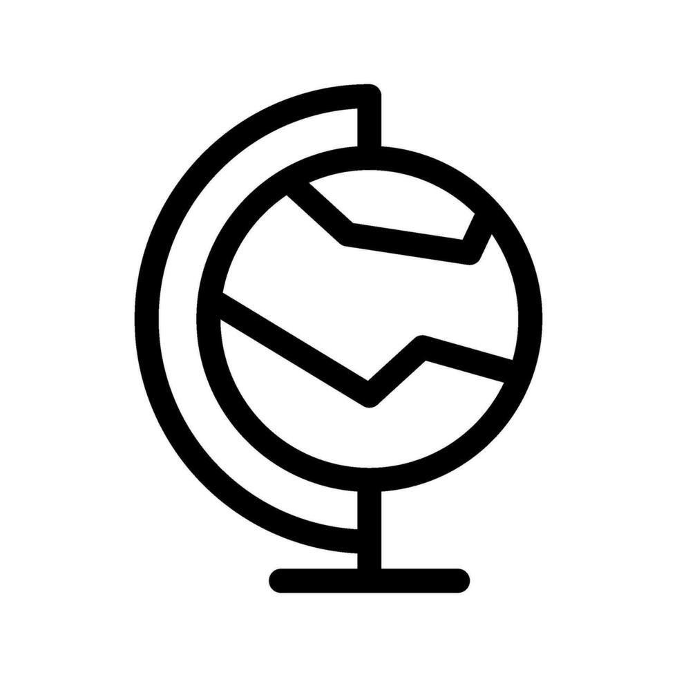 Globe Icon Vector Symbol Design Illustration